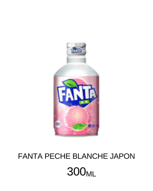 fanta peche blanche japon 300ml