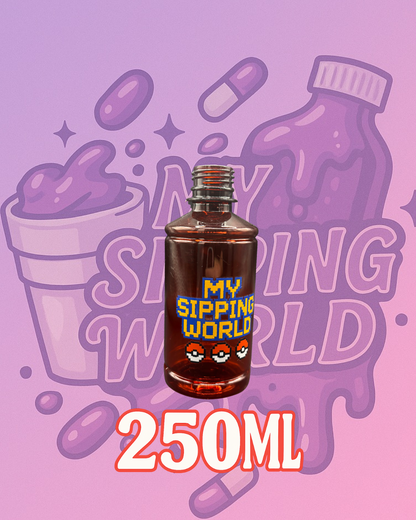 🧴 Bouteilles Graduées 250 ml Custom – My Sipping World