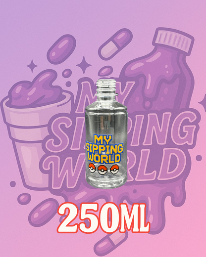 🧴 Bouteilles Graduées 250 ml Custom – My Sipping World