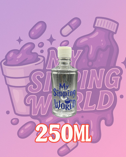 🧴 Bouteilles Graduées 250 ml Custom – My Sipping World