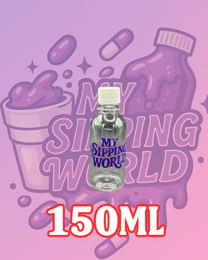 🧴 Bouteilles Graduées 150ml Custom – My Sipping World