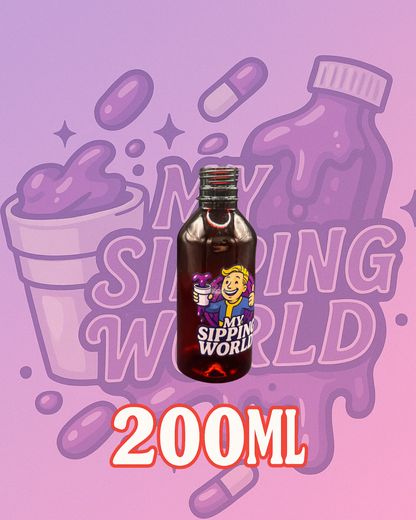 🧴 Bouteilles Graduées 200ml Custom – My Sipping World