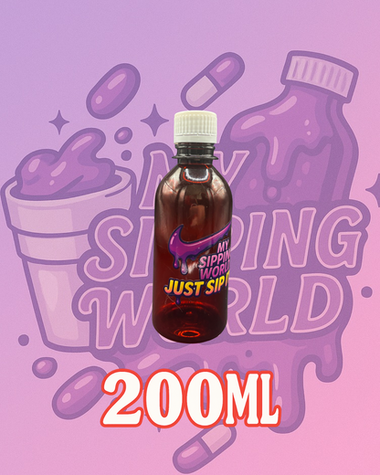 🧴 Bouteilles Graduées 200ml Custom – My Sipping World