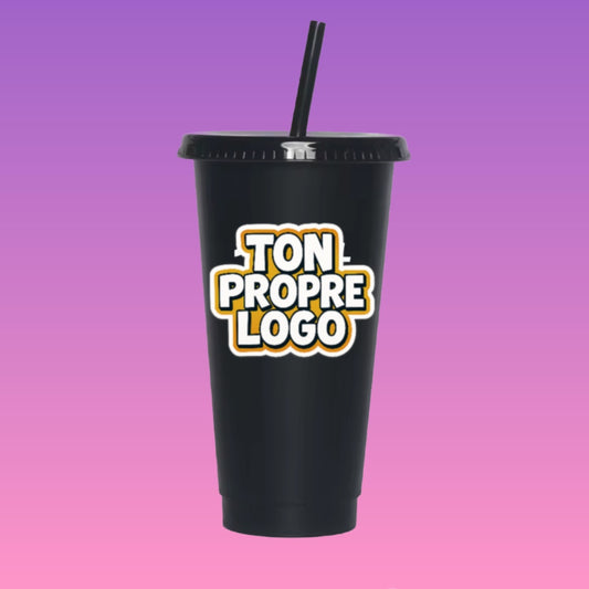 Double Cups 24oz - Plastique personnalisables