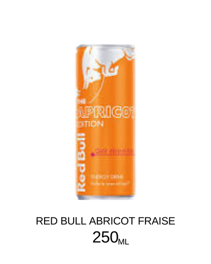 red bull abricot fraise 250ml