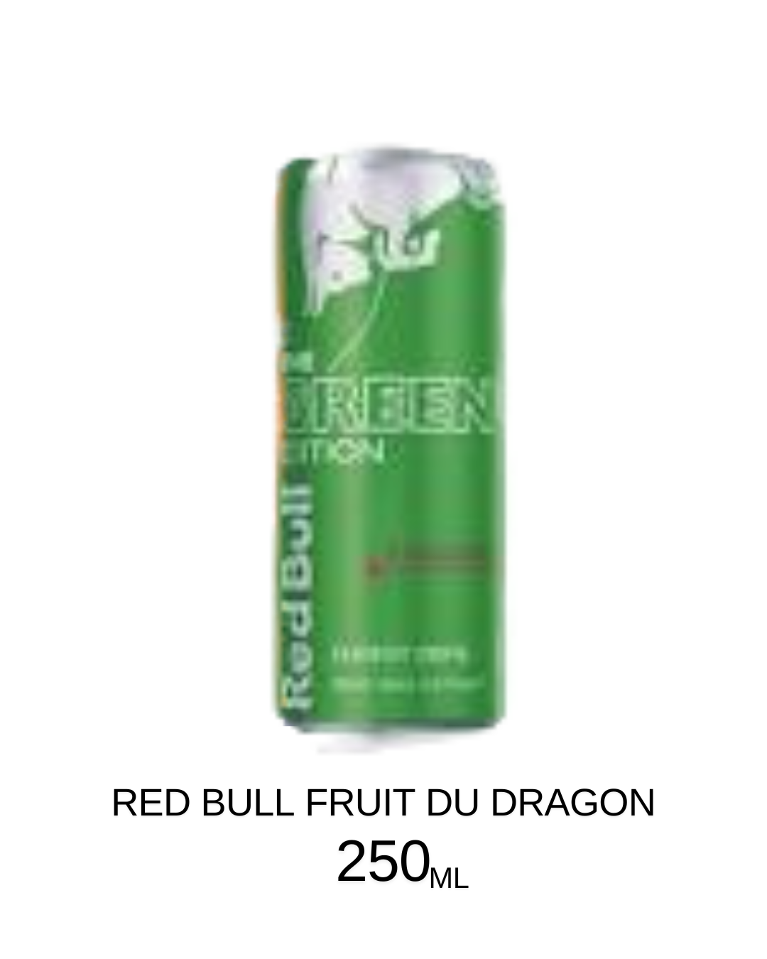 red bull fruit du dragon fraise 250ml