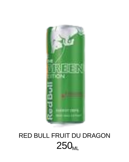 red bull fruit du dragon fraise 250ml