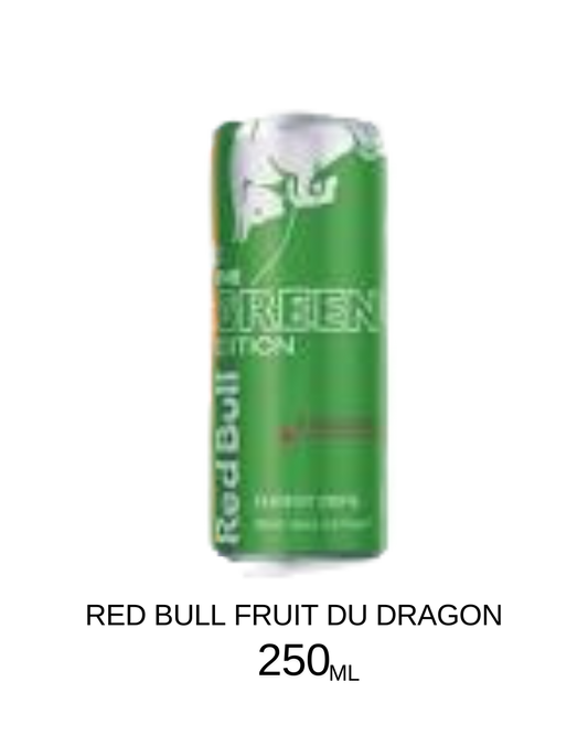 red bull fruit du dragon fraise 250ml